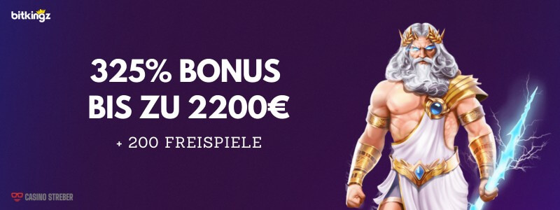 300% casino bonus bitkingz