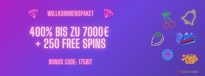 7bit 400% casino bonus