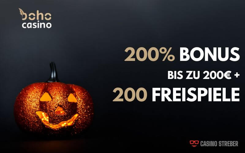 boho casino halloween bonus