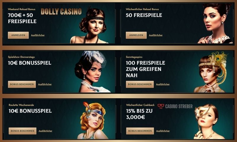 dolly casino bonus